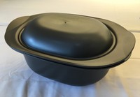 Tupperware - UltraPlus 3,0-l-Kasserolle, oval - NEU - grau