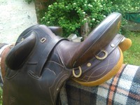 Original AUSRALIA SYD HILL STOCKSATTEL sehr gut!