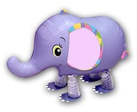 Folienballon Airwalker Elefant Luftballons Luftballon Folienballons