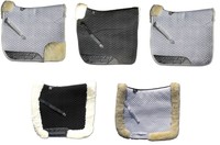 Engel Lammfell Schabracke Sattelpad Fellsattelunterlage Satteldecke Fellrand