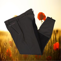 Pikeur Reithose LANTANA,Sommer-Softshell,Vollbesatz,Kontrast, bronze-negro