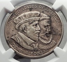 1924 NEW NETHERLANDS / New York Commemorative Half Dollar NGC Certified i58122