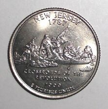 1999 Us Quarter, 25 cents, New Jersey, Washington Monroe, coin