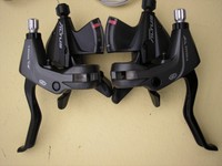 Set Schalt-/Bremshebel Shimano "Altus" 3/9-fach ST-M370 schwarz Trigger