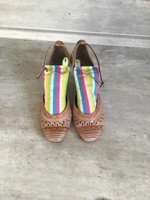 Sommerschuh MARCO TOZZI  Damenschuhe Braun Sandalen Leder  Gr. 39