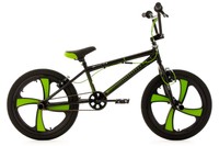 20" FREESTYLE BMX „DIGIT“ MIT MAG WHEELS SCHWARZ-GRÜN KS CYCLING 594B