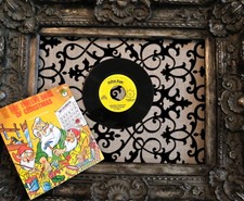 TWELVE DAYS OF CHRISTMAS+Xmas Mountain 7" 45 RP ...1970's Peter Pan Records LP