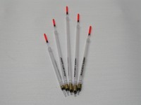 Italienische Loaded Waggler Posen Set 5 Stück Klar  Insert vorgebleit