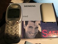 Siemens S 45i OVP Diamond Silver Simfrei Heft in D  Lader  gebraucht Nr. 63 H