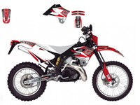 New Graphics Sticker Kit Gas Gas EC 125/200/250/300 FSE 450 01-06 Red