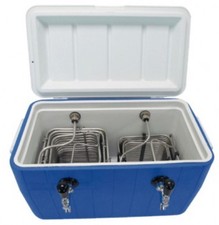 Double Beer Tap Handle Cooler Kegerator Coversion Beer Jockey Box Draw 70' Coil