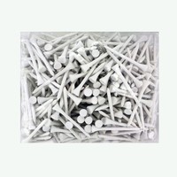 1000 weiße Golftees  Länge 7,0 cm (2 3/4")  NEU  Golf Tees  Holztees  Holz