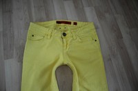 Qs by S.Oliver *Catie Slim Low Bootcut*  Hüftjeans Gelb Gr.38-L34 Top