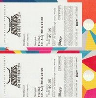 2 x BOSSHOSS Stehplatz Tickets Karten Marktplatz WORMS 19/08/2017