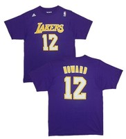 NBA Basketb.Trikot/T-Shirt Name&Number LOS ANGELES LAKERS Dwight Howard #12 lila