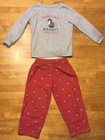 Carter's Boy's Gray & Red 2 Piece Pajama Set - Size: 3T - Bedroom Bandit - Cute!