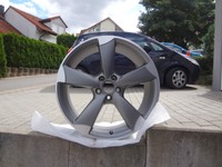 AUDI ORIGINAL  ALUFELGEN 1 X 20 ZOLL A6  ALUFELGE 4G S6 ROTOR