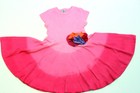New Mignone Girls Knit Cotton Multi-Pink Dress & Floral Accent Sz 2T - 7 U PICK