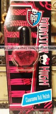 MONSTER HIGH Clawsome Nail Polish FUCHSIA/MAGENTA Enamel~Coffin Shaped Card!