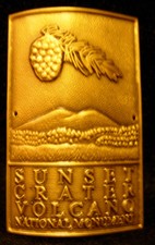 Sunset Crater Volcano National Monument new hiking medallion G6098