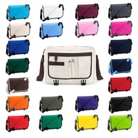 NEU - BagBase Messenger Bag - Schultertasche - Schultasche - College Tasche