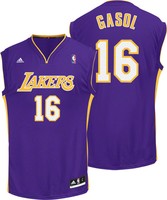 NBA Basketball Trikot/Jersey Revolution30 LOS ANGELES LAKERS Pau Gasol #16 lila
