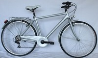 28" ZOLL TREKKINGRAD HERREN FAHRRAD CITYBIKE SILBER 7 GANG SHIMANO LICHT 