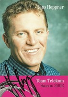 Jens Heppner - Radsport - Team Telekom - Autogrammkarte 