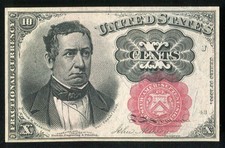 10 Ten Cents Fifth Issue Fractional Currency Note Gem Uncirculated