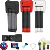 ABUS Bordo Granit X-Plus 6500 Fahrrad Falt Schloss 85cm + Tasche  Level 15