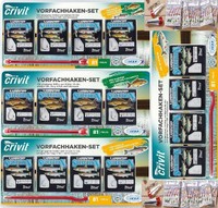 Crivit Vorfachhaken Set 81-teilig  Haken Angel Fische Haken Angeln Köder  Hobby