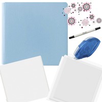 Ahni&Zoe by CM Starter Set Scrapbook Album Nachfüllseiten Kleberoller Stift NEU