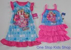 SHOPKINS Girls 4 5 6 6X 7 8 10 12 Pjs Pajamas NIGHTGOWN Pjs Popcorn Strawberry