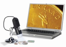 Lighthouse Dm1- Usb Digital Microscope 20 to 200x for Coins, Stamps. - #351