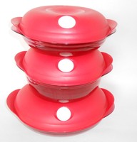 Tupperware Mikro - Fix Mikrowellen Behälter rot Größe wählen 1,5 L 1,1 L 700 ml