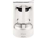 Krups KM 4682.10 T8 weiss Kaffeemaschine Druckbrühsystem