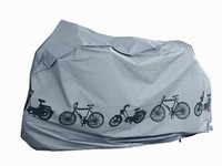 Fahrradgarage, 110 x 200 cm, silber Fahrradschutzhülle Mofa Wetterschutzhülle