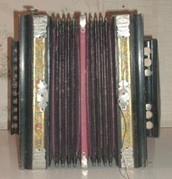 Altes Akkordeon Harmonika Fabrik Klingenthal Sachsen