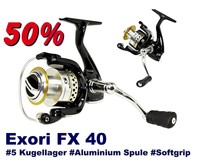 FX 40 FB Angelrolle Frontbremse Schleppen, Spinfischen, Aal, Karpfen, Grundangel