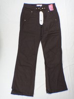 00627 Damen Hose Stoff QS by S.Oliver Mona W32 in cm L34 braun 0189