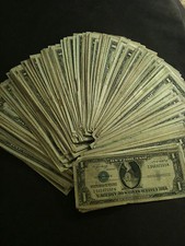 ✯1935 1957 Washington Dollars ✯$1 Silver Certificate Currency✯ Old Estate Money✯