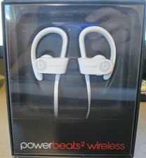 NEW Beats by Dr. Dre Powerbeats 2 WHITE Wireless Bluetooth Earbud Headphones