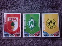 Match Attax 2011/12,3 Clubkarte Augsburg-Bremen-Dortmund, guter Zustand