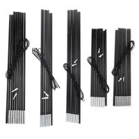 Zeltstange Zeltgestänge Tarpstange Fiberglas Ersatzgestänge 7.9mm bis 11mm