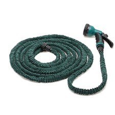 100 Feet House Garden Water Hose Flexible Expandable w/ Spray Nozzle
