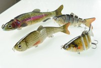 Wobbler 4er Set Barsch Forelle Hecht Raubfisch Kunstköder Jig Angeln 