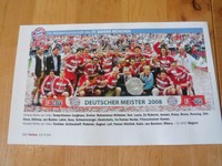 MB 2008 FC Bayern München  Deutscher Meister  Mannschaftsbild Kicker