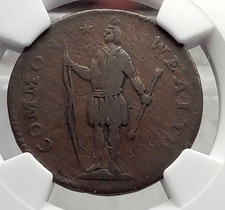 1788 Post Colonial Massachussets FIRST United States CENT Coin Indian NGC i58128