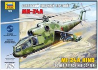 ZVEZDA 7273 - Russian Attack Helicopter Mi-24A HIND / Modellbausatz 1:72
