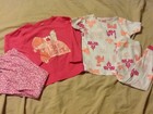 Lot of 2 Girls Pajamas Just One You by Carter's Size 2T Pink Princess EUC